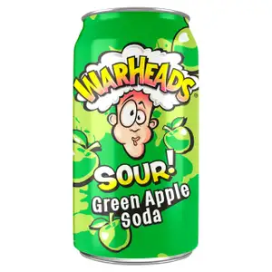 Sour Green Apple Soda - Warheads 