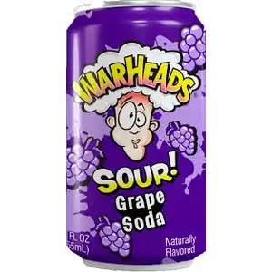 Sour Grape Soda - Warheads 