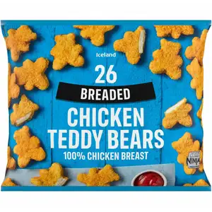 Breaded Chicken Teddy Bears - Iceland