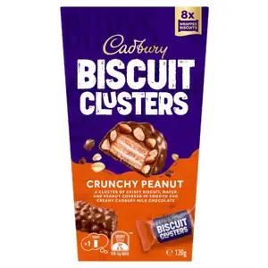 Milk Chocolate Crunchy Peanut Biscuit Clusters  - Cadbury
