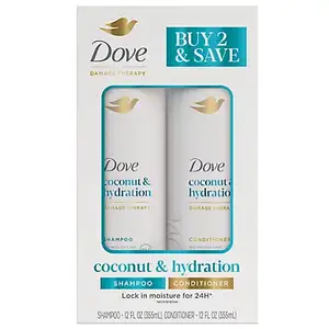 Coconut Hydration  Hair Shampoo & Conditioner Set - Dove