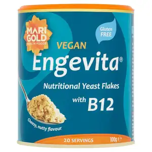 Vegan Nutrition Yeast Flakes with B12 - Mari Gold Health Foods