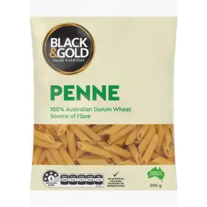 Penne - Black & Gold