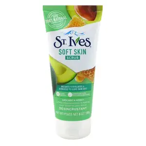 Avocado & Honey Soft Skin Scrub for Instantly Exfoliates & Hydrates to Leave Skin Soft - St. Ives