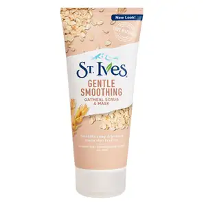 Gentle Smoothing Oatmeal Scrub & Mask for Sooths Away Dryness & Evens Skin Texture - St. Ives