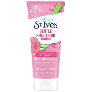 Gentle Smoothing Rose & Aloe Vera Face Scrub - St. Ives