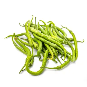 Long Green Chili Peppers 