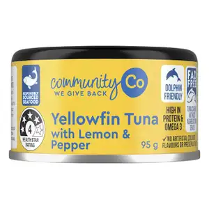 Yellowfin Tuna with Lemon & Pepper - CommunityCo