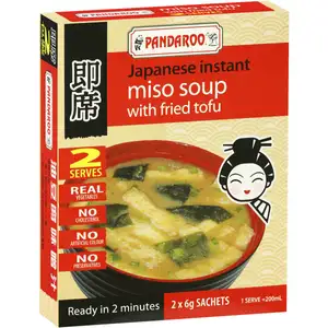 Japanese Instant Miso Soup with Fried Tofu - Pandaroo