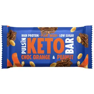 High Protein Choc Orange & Peanut Bar - Pulsin
