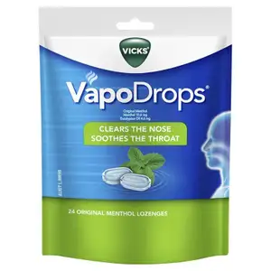 VapoDrops Original Menthol Lozenge - Vicks