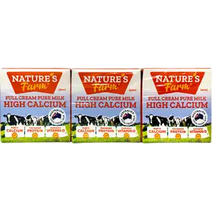 High Calcium Full Cream Pure Milk - Nature's Farm