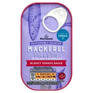 Mackerel Fillets in Spicy Tomato Sauce - Morrisons