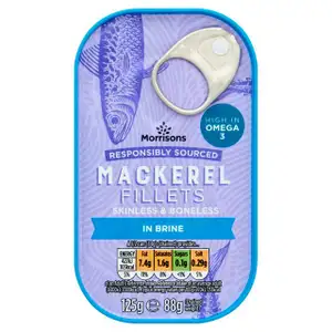 Mackerel Fillets in Brine - Morrisons