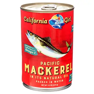 Pacific Mackerel in Its Natural Oil - California Girl 