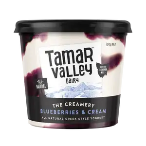 Blueberry & Cream Greek Yogurt - Tamar Valley