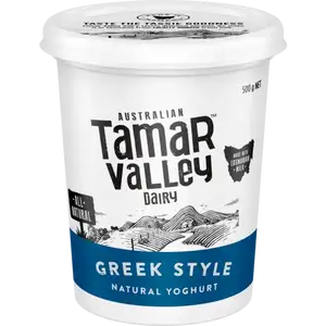 Natural Greek Style Yogurt - Tamar Valley