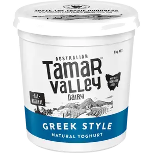 Natural Greek Style Yogurt - Tamar Valley