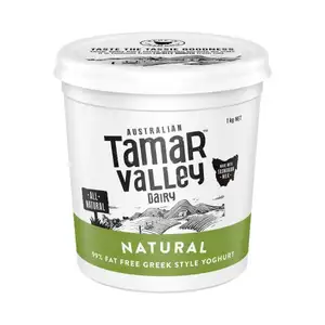 99% Fat Free Natural Greek Style Yogurt - Tamar Valley