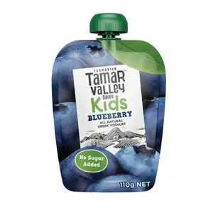 Kids Blueberry Greek Style Yogurt No Sugar Added - Tamar Valley