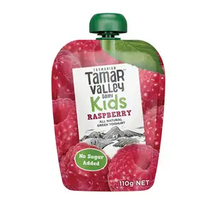 Kids Raspberry Greek Yogurt Pouch - Tamar Valley