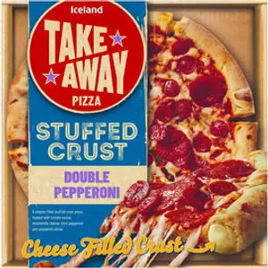 Double Pepperoi Stuffed Crust Pizza - Iceland