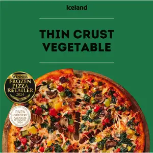 Vegetable Thin Crust Pizza - Iceland