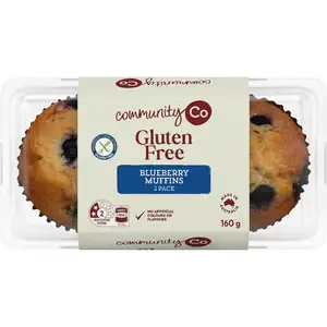 Gluten Free Blueberry Muffins - CommunityCo