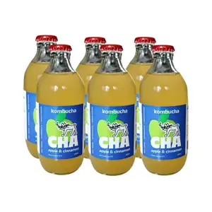 Apple Cinnamon Kombucha Pack of 6 - Kombocha CHA