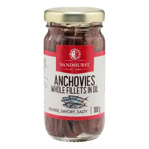 Anchovy Whole Fillets in Oil - Sandhurst