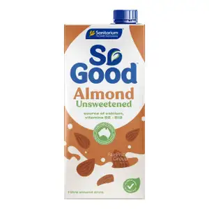 So Good Unsweetened Almond Milk - Sanitarium