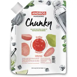 Chunky Fruit Preparation Pink Guava - Andros