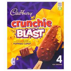 Crunchie Blush Honey Ice Cream - Cadbury