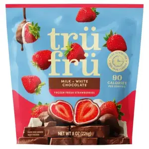 Strawberries in White & Milk Chocolate - TruFru