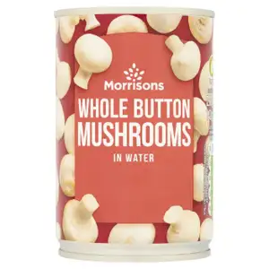 Whole Button Mushroom in Water - Morrisons