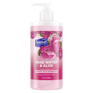 Rose Water & Aloe Floral Hand Soap - Suave