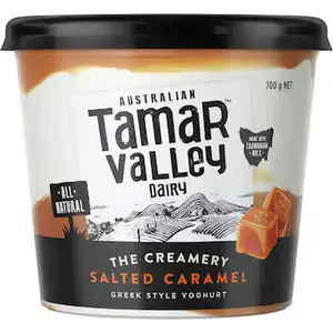 Salted Caramel Cream Greek Yogurt - Tamar Valley