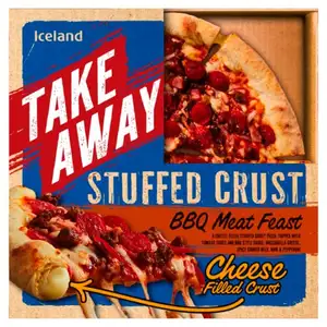 BBQ Meat Feast Stuffed Crust Pizza - Iceland