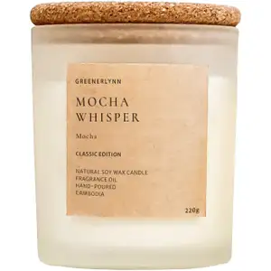 Mocha Whisper Candle - Classic Edition - Greenerlynn
