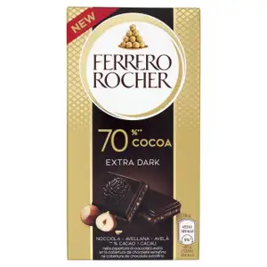 70% Dark Chocolate with Hazelnuts - Ferrero Rocher
