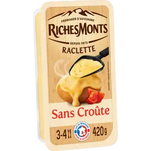 Raclette Crustless Cheese - RichesMonts