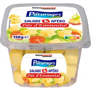Salad & Appetizer Diced Emmental - Pâturages