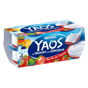 Yaos Strawberries Greek Style Yogurt - Nestlé