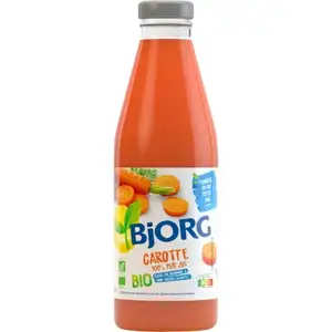 Organic Carrot Juice No Sugar Addedr - Bjorg