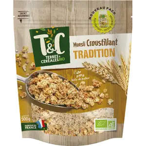 Crunchy Muesli Tradition - Terres & Céréales BIO