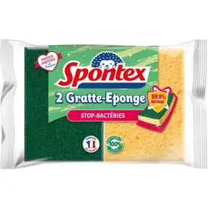 Anti-Bacterial Heavy-Duty Sponge Scourer - Spontex