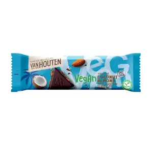 Vegan Toasted Coconut Almond Chocolate Bar - VanHouten