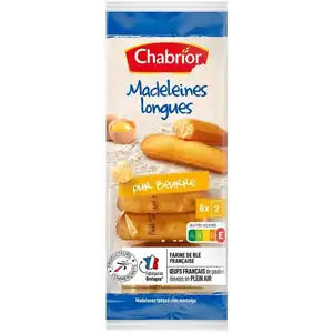 Long Madeleines Pure Butter - Chabrior