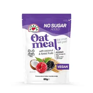 Oat Meal with Coconut & Forest Fruits No Sugar Added - Vitalia