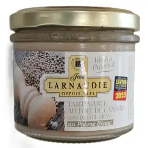 Duck Liver Spread White Pepper - Larnaudie